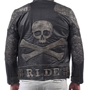 Skull And Crossbones Leather Jacket